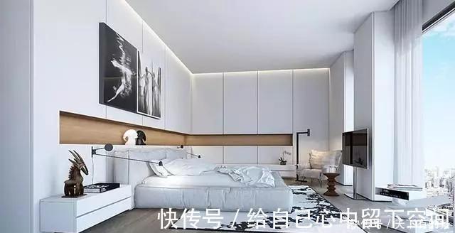 衣帽间|现在卧室床头流行不靠墙,往前挪80公分,“多出”一个衣帽间