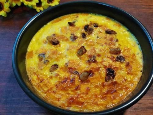 红薯简单好吃得做法,奶香红薯糕,大人孩子都爱吃