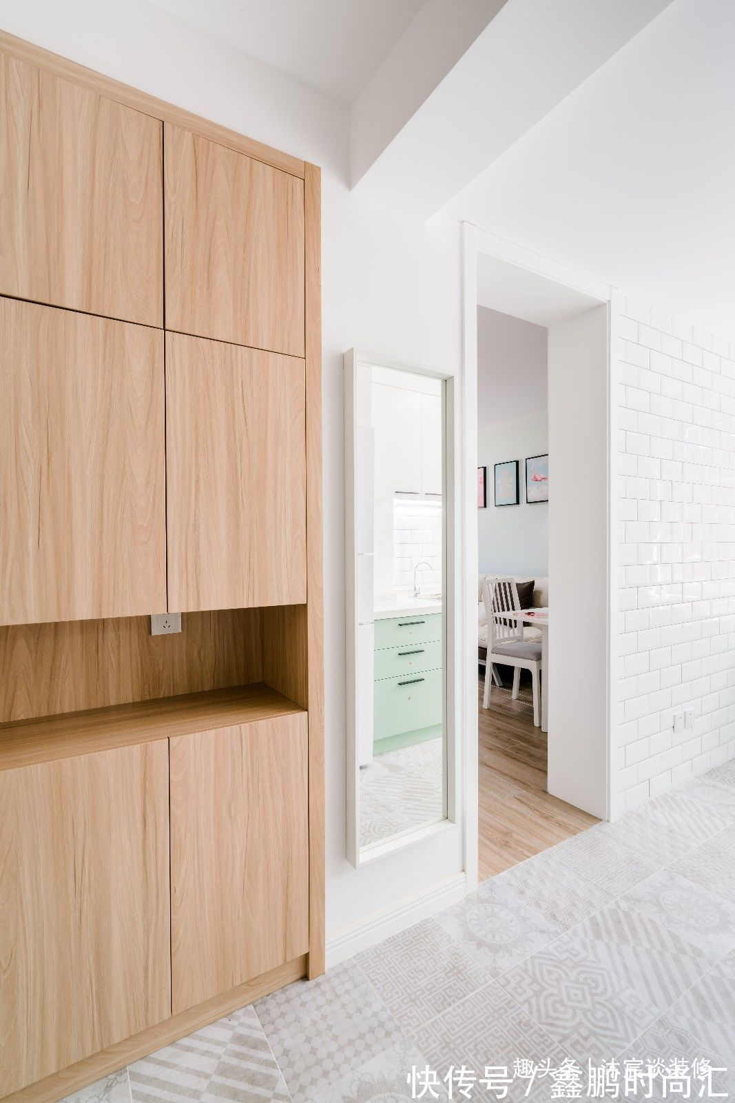 梳妆台|50㎡的婚房，虽然是小了点，但到处清新大方，藏不住的甜蜜与幸福