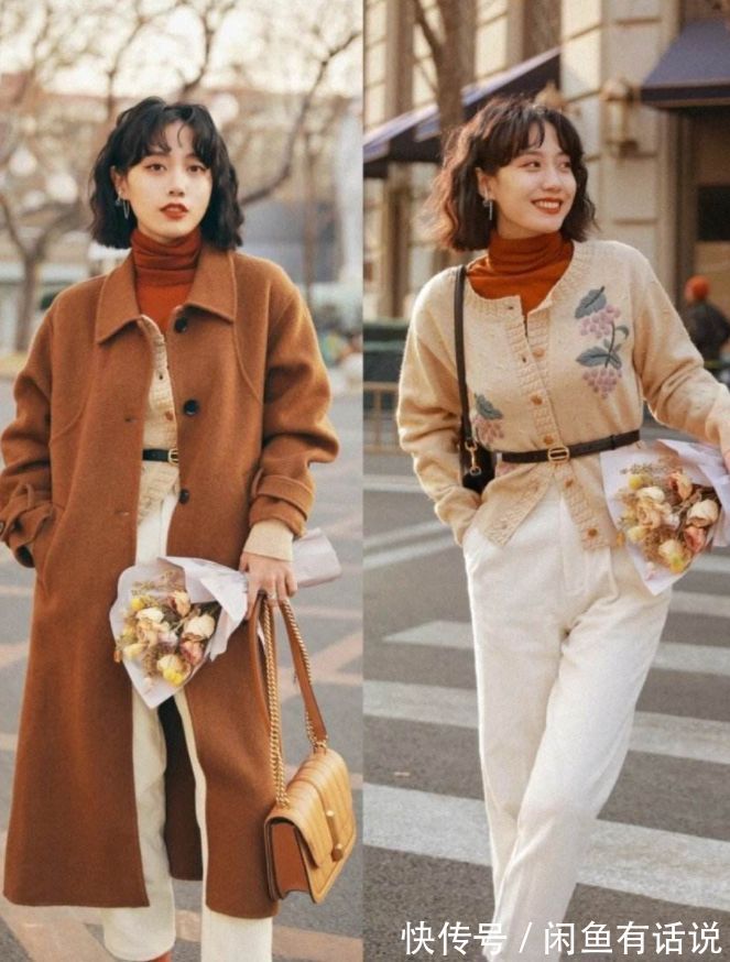 深色系|冬日时髦靠“叠”出来,记住3个叠搭法则,小个子也能穿出高级感