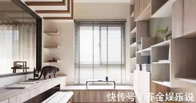 玄关|116平三居室，客厅装饰创意满满，电视背墙做法难得一见！