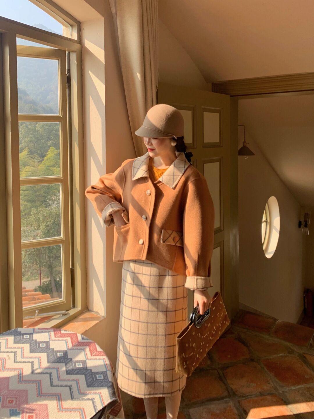 百搭 这些才是“毛呢外套”的高级穿法,优雅精致又百搭,舒适温柔