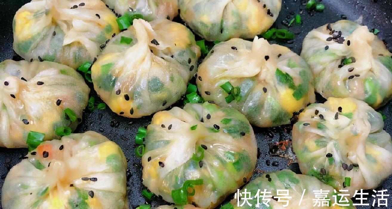 无需揉面，也可以吃的青椒火腿包，皮薄馅大，一盘不够吃，很过瘾