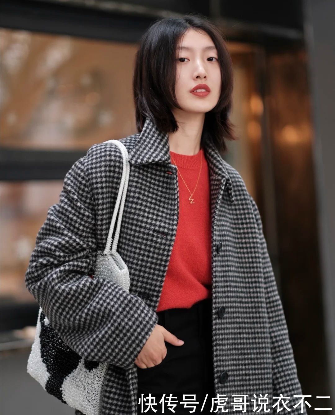 永不过时的格子大衣，比羽绒服优雅，比摇粒绒高级，赶紧get吧