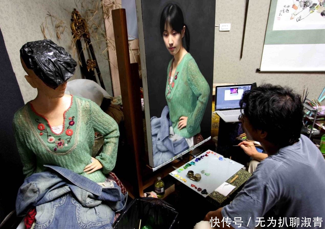 耗费|他比冷军还写实,独创缝纫机画画,一幅画画3年,耗费283