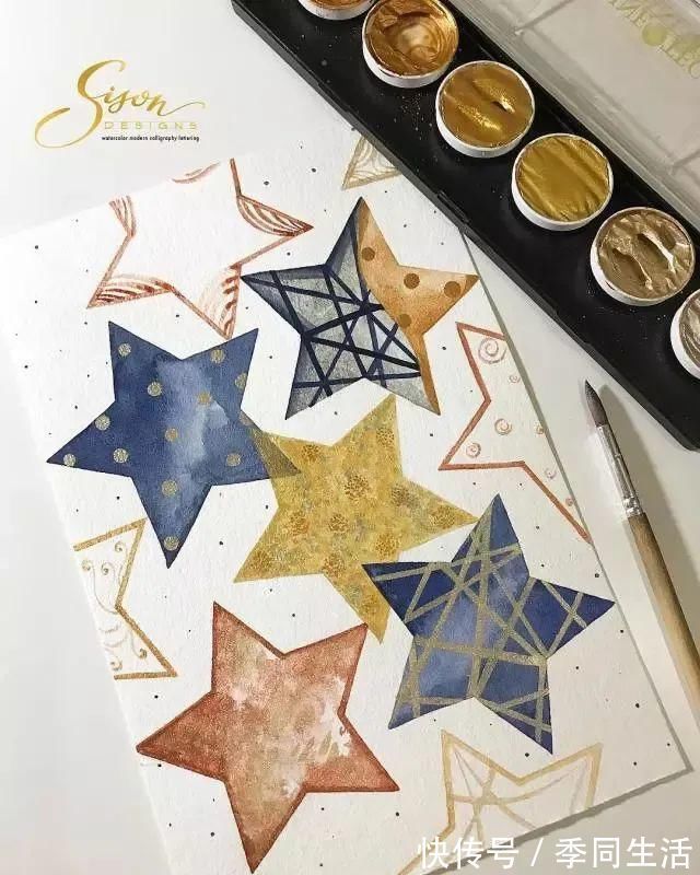 笔尖&美爆！70张超简单小清新的水彩手账，你想要的都在这里！收藏这篇就够了！