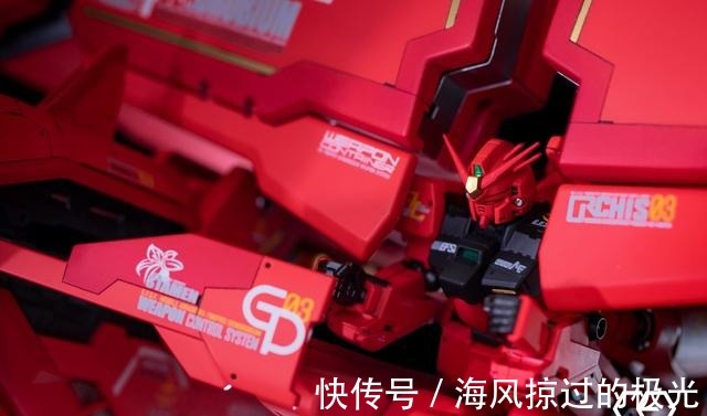 重涂|换色重涂，红色GP03D高达模型