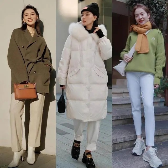 优雅感 优雅女人的衣柜里少不了一条“牛奶裤”,好看又好穿