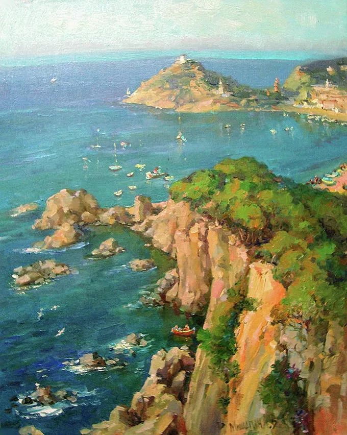 俄罗斯@浓郁的色彩,俄罗斯画家安德烈·米沙金的风景油画(一)