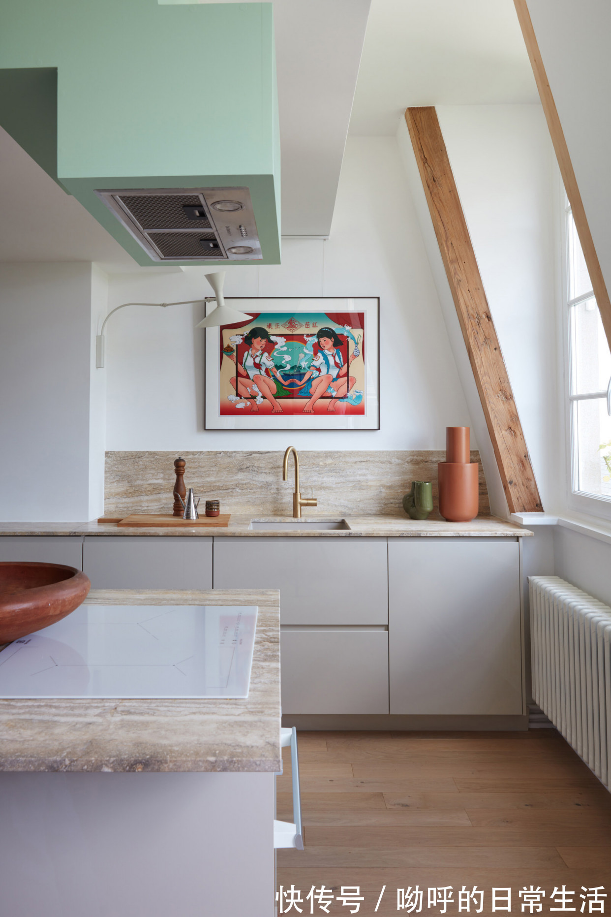 木镶板|Manuelle Gautrand丨 巴黎日晷公寓