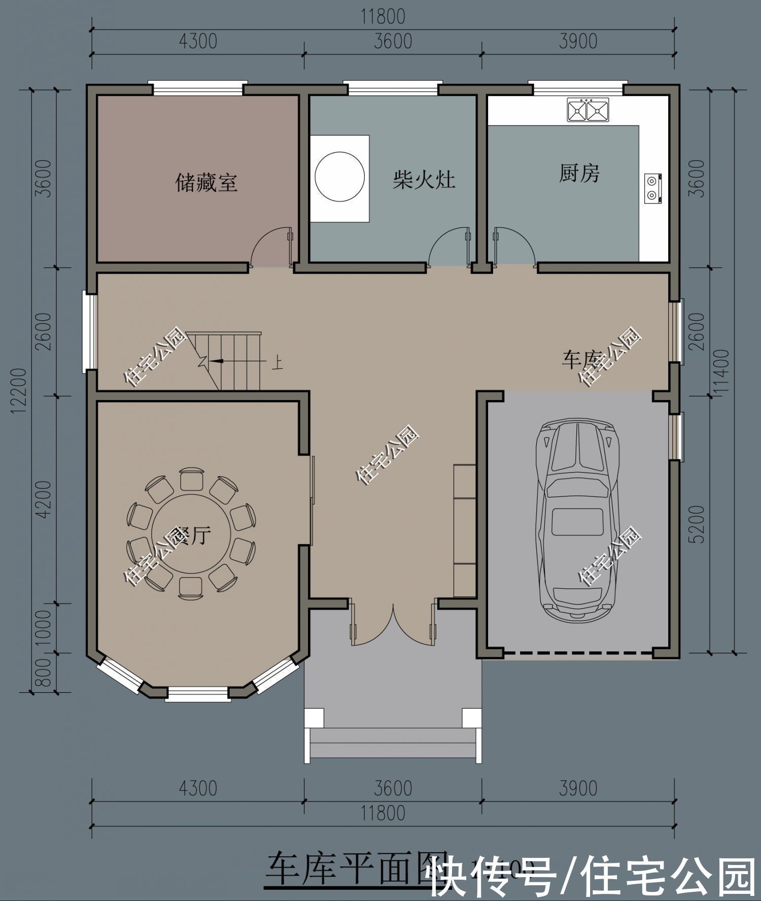 建筑|10套柴火灶户型推荐,实用性不输城里小区房,尤其是第6套太美了