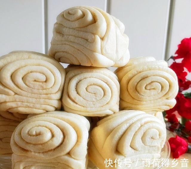 烧烤味花卷,蓬松暄软,营养美味!