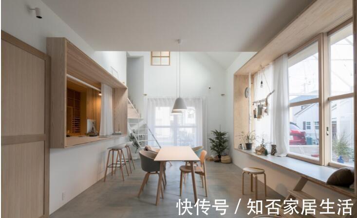 日本设计师的家,果然非同一般,窗台加宽做休闲区,室内窗双面用