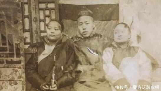 出门|晚清罕见照少爷搂着一妻一妾,宫女出门照!原来电视剧都是假的!