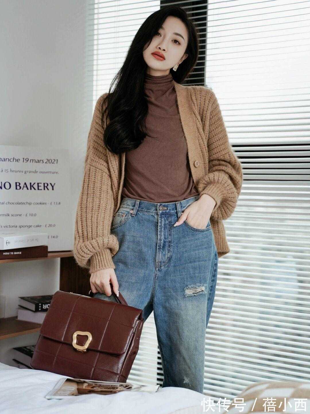 针织开衫|春季穿搭简约才高级,分享一组“针织开衫”搭配,适合3040岁女人