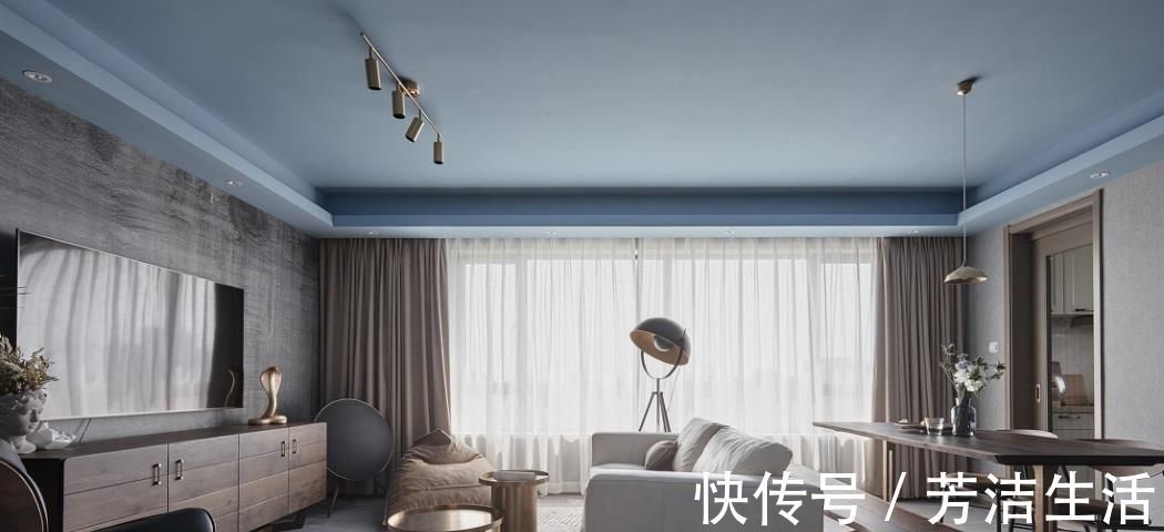 客厅|装修客厅不吊顶,只走一圈宽石膏线好看吗还有哪些好的建议