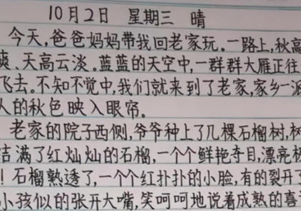 小学生印刷字体走红网络，老师震惊不已，家长自叹不如