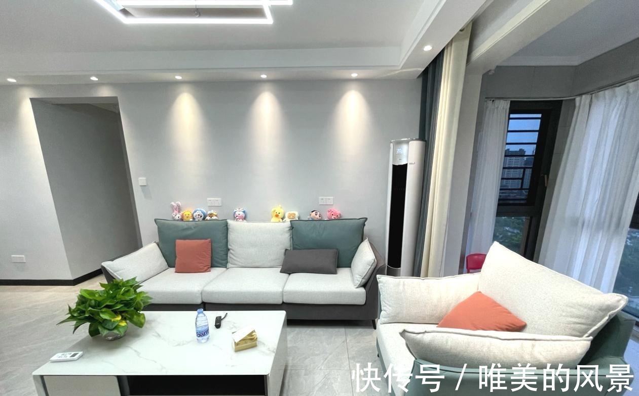 家具|120㎡简约新房,软硬装+家具电器共18万,无玄关照样时尚又大气