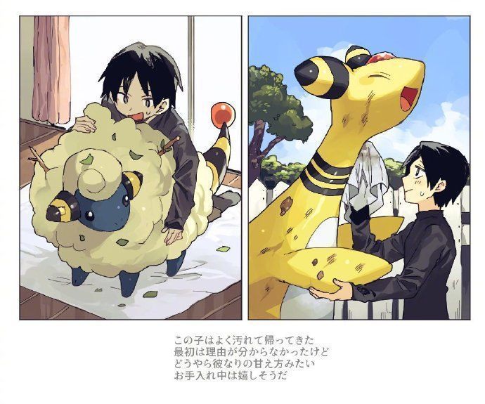 一起长大|这位画师的同人太有爱了:养一只宝可梦,然后和它一起长大