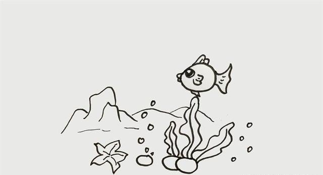 孩子|海底世界怎么画?用这个方法,就可以简单快速地给孩子画出来了