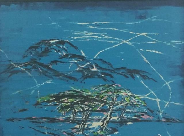 油画&冯小刚的油画水平真不错:不输专业的画家,笔下充满着故事