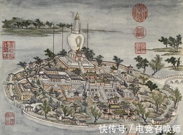 王原祁|对景写生,典雅唯美,张若澄绘《燕京八景》