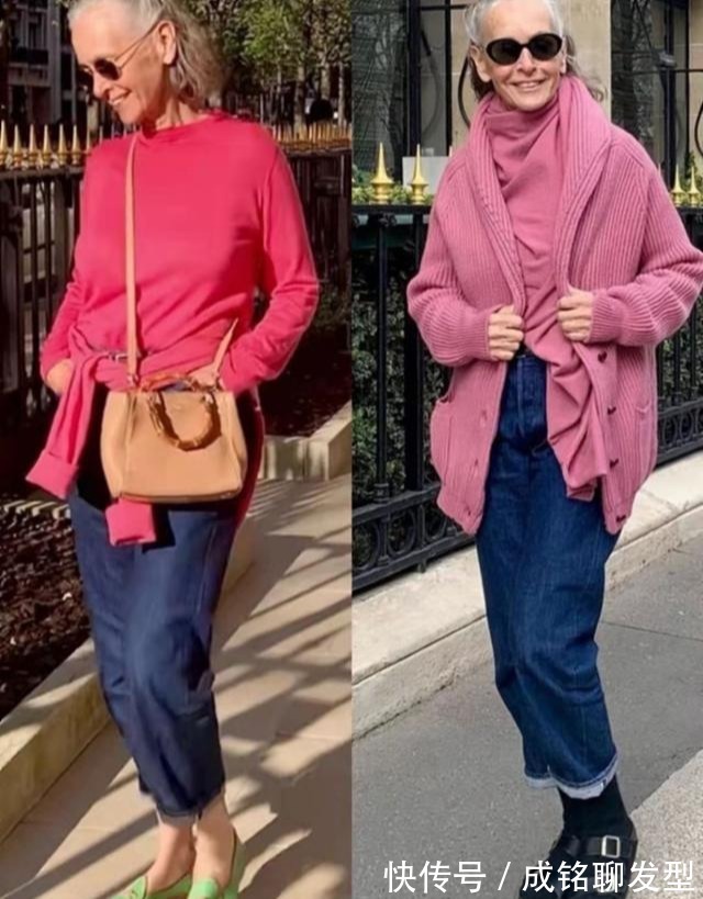 黑色|70岁比年轻人还会穿,奶奶辈也穿出时髦范,她才是真正的穿搭高手