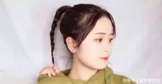 散着头发已经out了,扎这样的仙女辫,直接增高10厘米