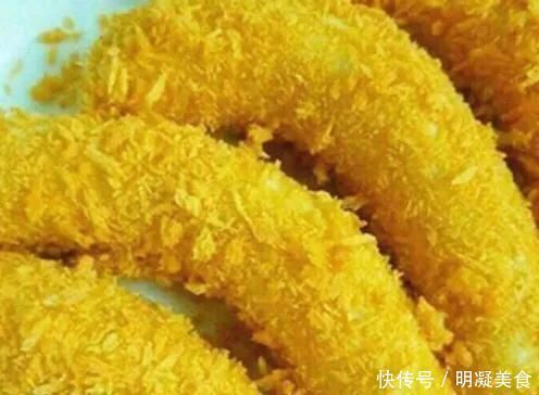 甜品店的炸香蕉是这样做的原来技巧这么简单,2分钟就学会