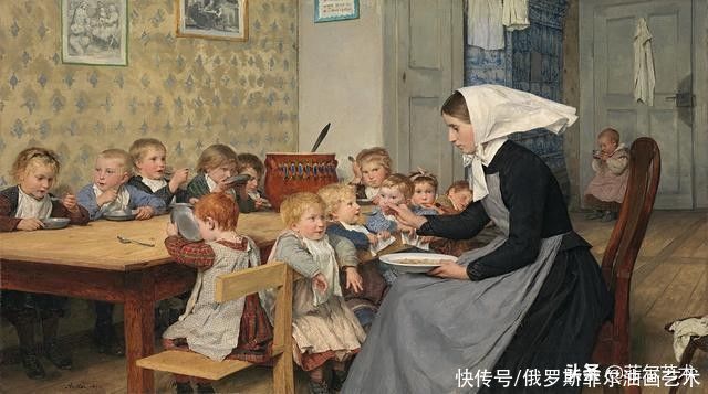 瑞士#瑞士的“国家画家”阿尔伯特·安克尔的介绍以及高清油画作品欣赏