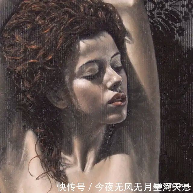 莉兹#西班牙画家塞尔吉奥的浪漫唯美女性人体油画作品欣赏