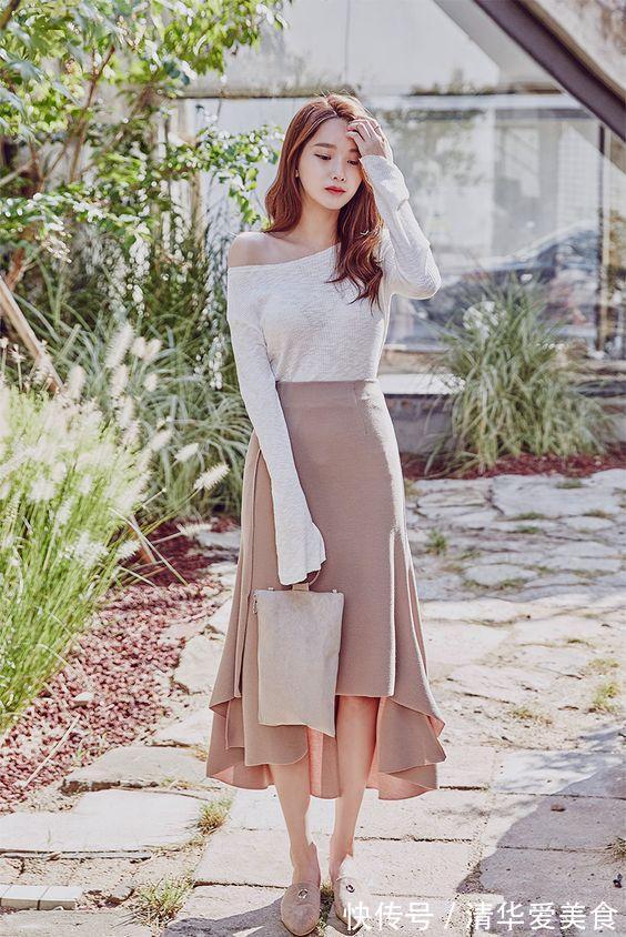 褐色 韩式温柔奶茶色系穿搭,穿出好气质,温柔又优雅