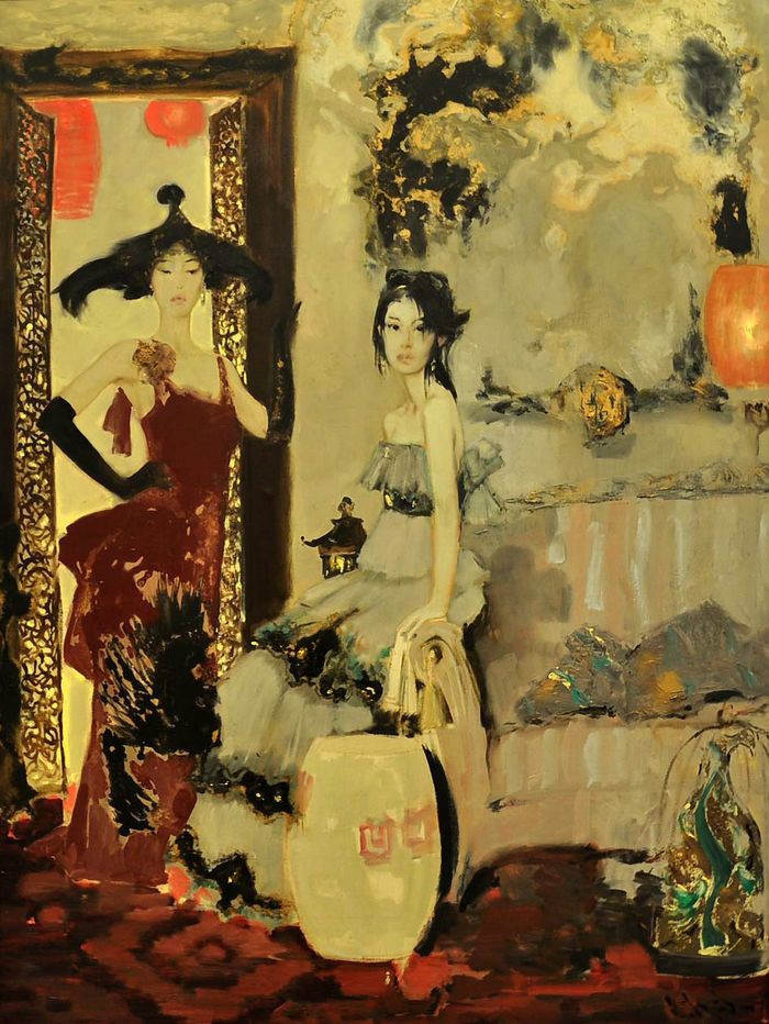 画家@乌克兰画家米哈伊尔的油画,洋溢着丰富的情感!