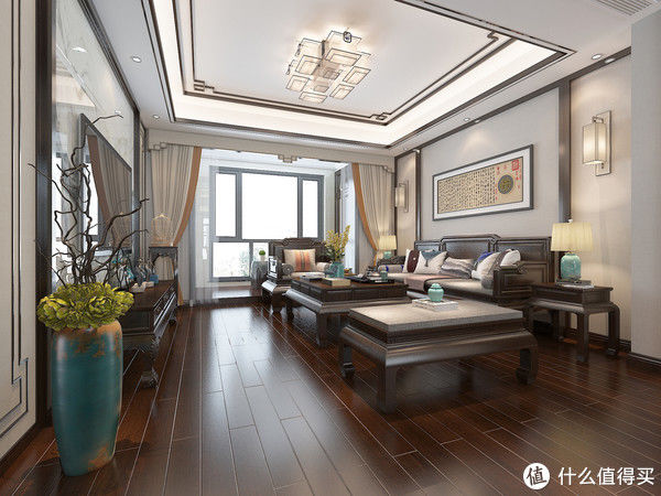 长沙|长沙夫妻130平米的新中式风格,客厅韵味十足,细节之处尽显品味