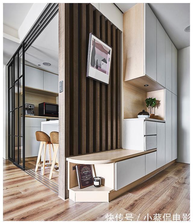 玄关|同样是110㎡的房子,她家精致又充满细节,每天都像在度假!