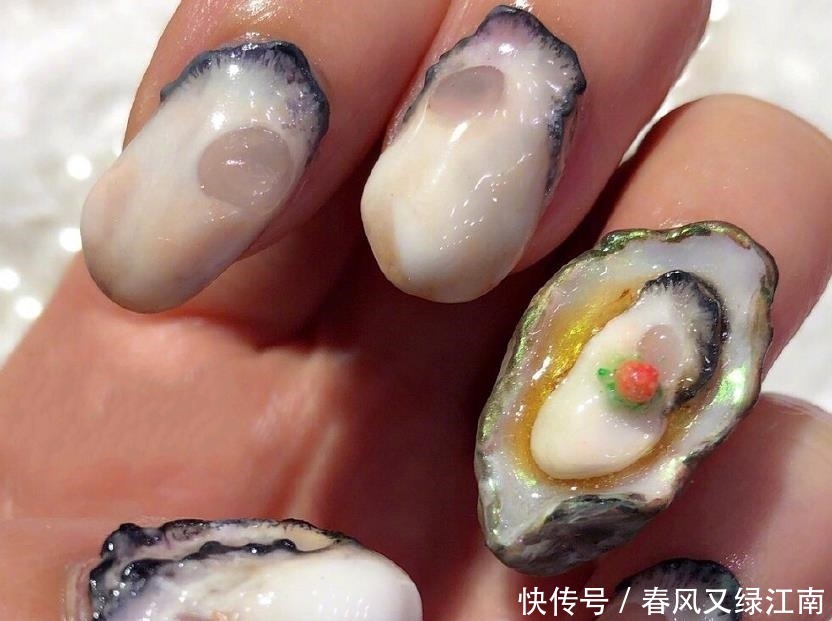 忍了灰色美甲,忍了链条美甲,看到生蚝美甲,直男这次真忍不了!