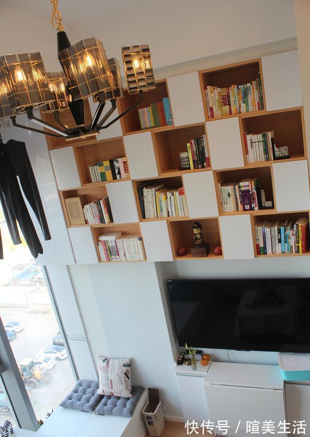 干湿分离|45平现代简约风Loft公寓,衣帽间茶室书房一个不少,一人住好惬意