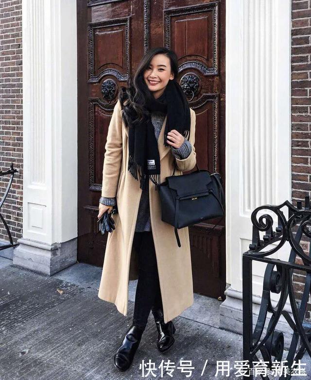 小个子可以穿长风衣吗最实用的“显高显瘦”大衣穿搭，值得借鉴