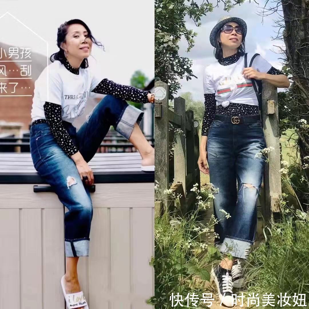 哪吒|上了年纪的女人,可以不漂亮但要会穿,看58岁奶奶穿搭气质洋气