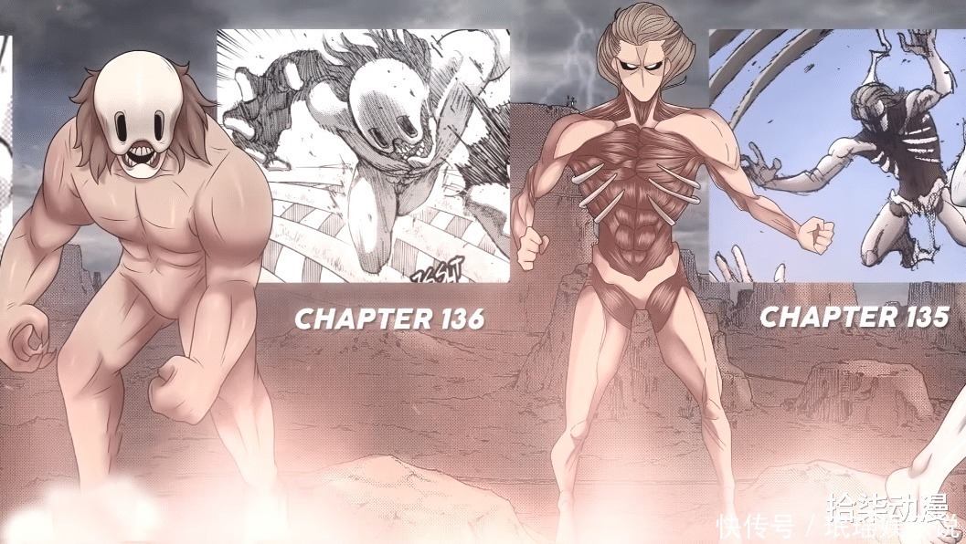 进击的巨人|进击的巨人:历代九大巨人形象,战锤巨人多达7种,铠巨最帅