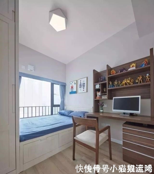 电视墙|92平挤出三室两厅,一进屋就被迷住了!餐厅设卡座更实用!晒晒!