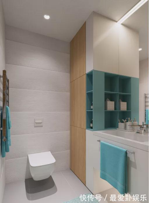 落地窗|126㎡简约新房,朋友说像设计图,开放式厨房还有超大落地窗