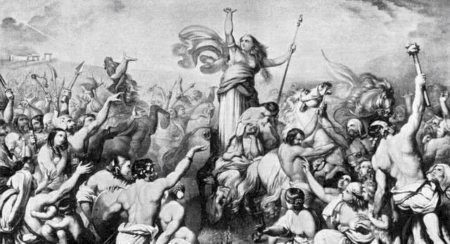 下葬|英国历史上的布狄卡女王,勇敢领导起义,整个王国财富陪她下葬