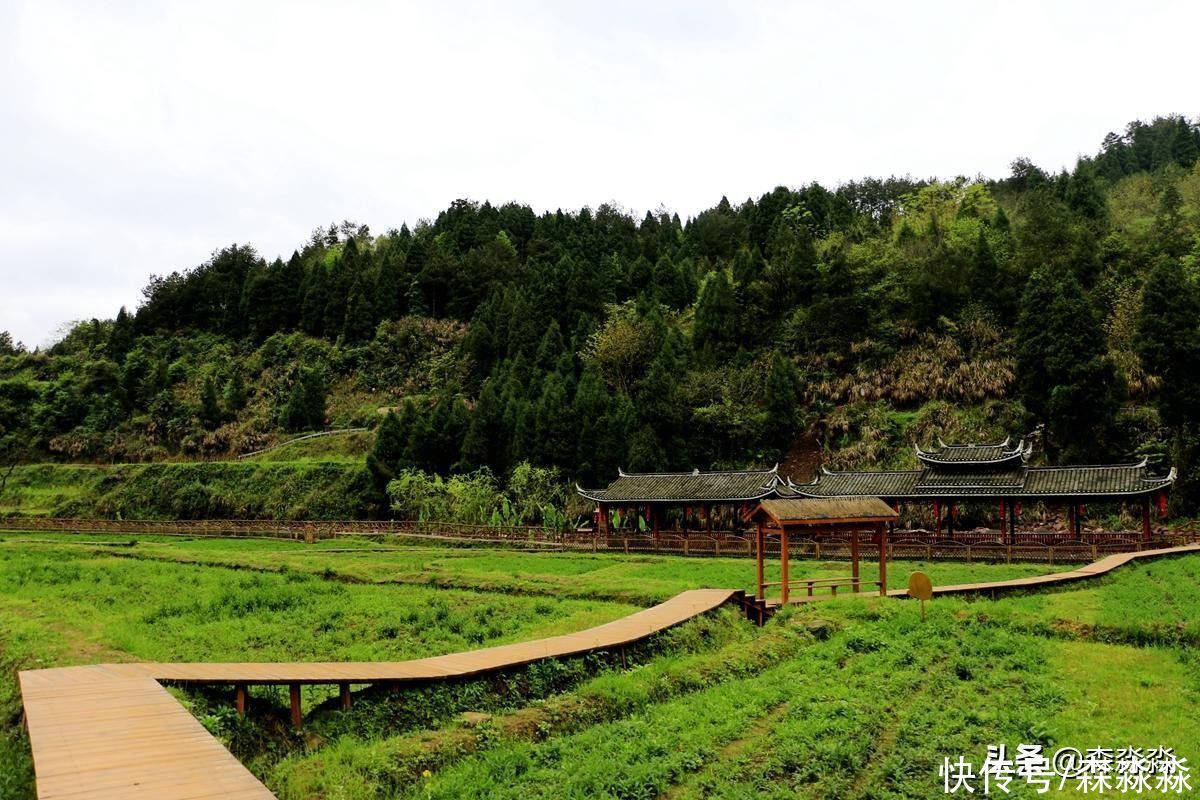 胡家溪土家族古村落，一脚踏五县，距今已千年