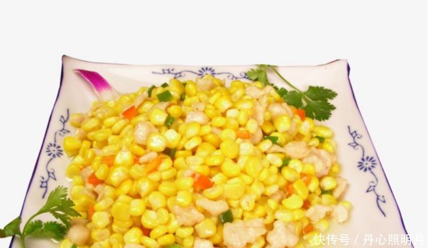 玉米粒炒虾仁,视觉上的享受,美食中的第一名!