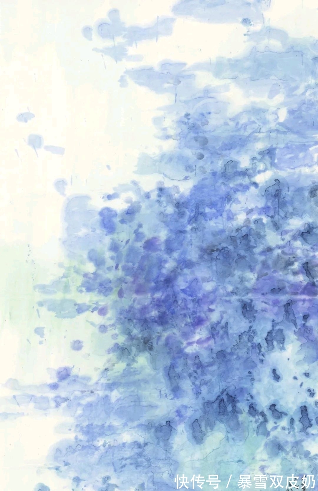 山水画!以色代墨,以意态代形象|查律山水画