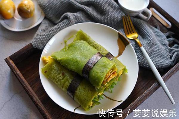芹菜炒鸡蛋|用它这么做早餐饼够两个人吃，十分钟搞定，两块钱成本都花不到