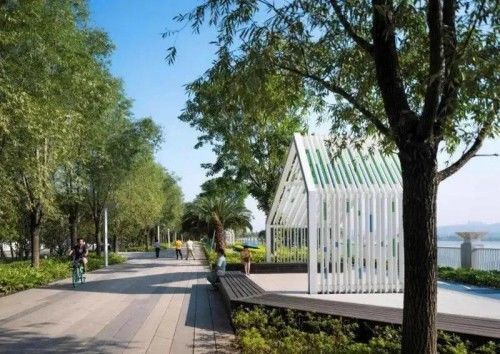 柳岸公园|正黄集团金域香江坐拥获2021年城市土地学会(ULI)亚太卓越奖的柳岸公园