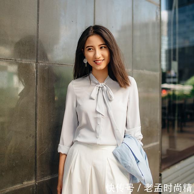 职场|时尚穿搭:精致百搭的OL职场衬衣,穿出自信干练,更清爽舒适