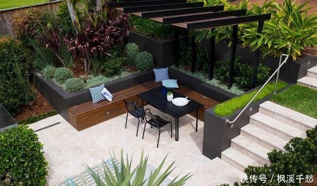庭院设计12个花园庭院设计案例,说说庭院中不可或缺的2个要素!